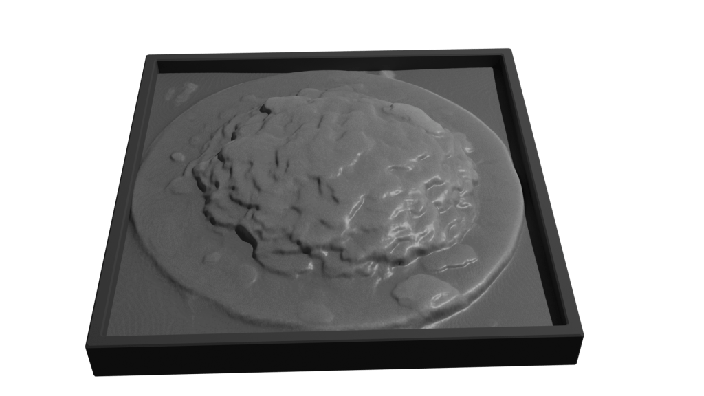 Rendering of convertion a SEM image to a 3D element