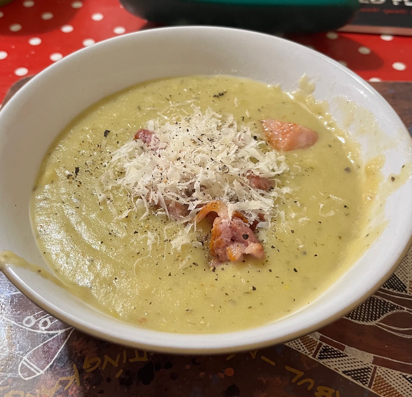 Leek and potato soup