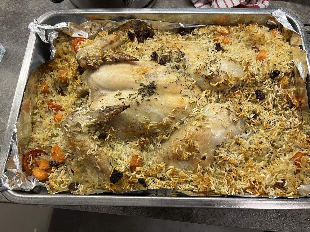 Chicken Basmati rice pilaf