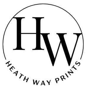 Logo for Heath Way Prints online shop