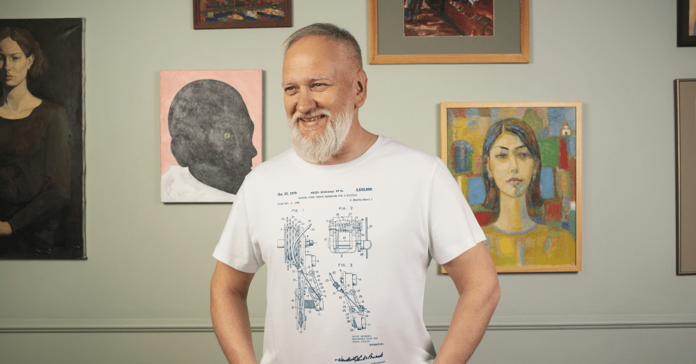 Vintage Patent T-Shirts for Cycling&nbsp;Fans