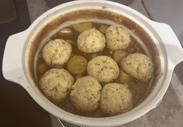 Slow cooked beef stew recipe.